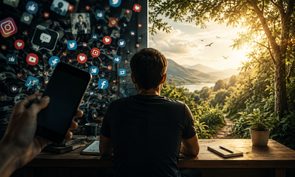 Desintoxicação digital: uma semana sem redes sociais — o que aprendes