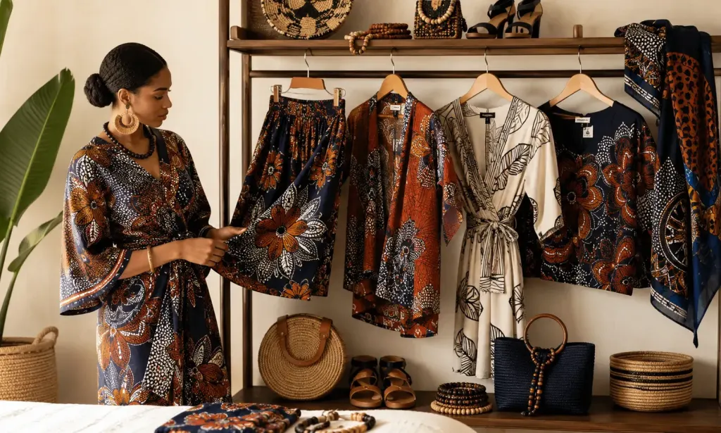 Como criar uma cápsula wardrobe com capulanas e peças locais